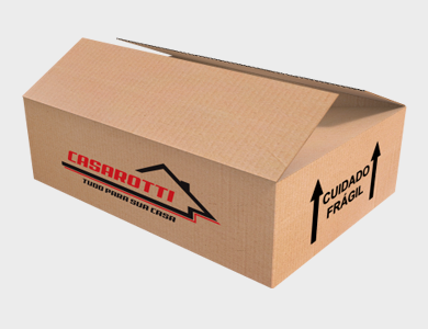 Caixa de Papelão Personalizada N° 22 - 45,7x31,9x19,2cm - 4x0 - 100 unid