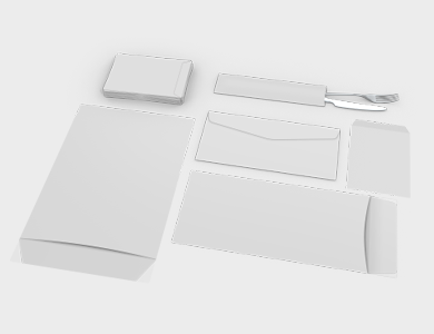 Envelope Aba Lateral SEM IMPRESSÃO Reciclato 90g Sem Verniz 23x11,3cm - Sem Impressão - 1000 unid