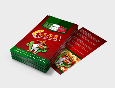 Folder/Filipeta Couchê 120g Verniz Total Frente e Verso 10x21cm - 4x0 - 1000 unid