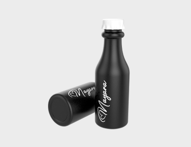 Garrafa Retrô 500ml  - 1 Cor de Impressão - 1x1 - 1000 unid