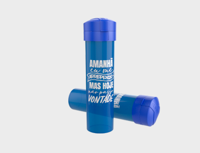 Garrafa Slim Fit Liso 540ml - 1 Cor de Impressão - 1x1 - 100 unid