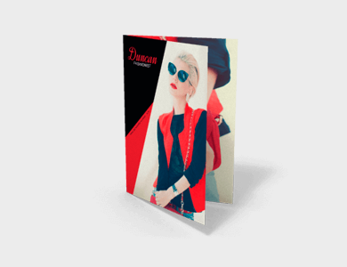 Pasta com Vinco Couchê 300g Laminação Fosca 31x45cm - 4x4 - 50 unid